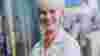 Judy Murray Smiling Wearing Lab Coat