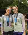 Runners with their Oxford Half medals