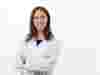 Laura Soucek In Lab Coat