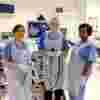 Stephen Bown With Nurses Anita Agyekum Karikari And Uzma Baqar May 2014