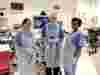 Stephen Bown With Nurses Anita Agyekum Karikari And Uzma Baqar May 2014